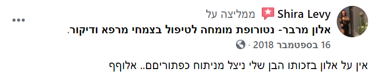 ביקורות אלון מרבר
