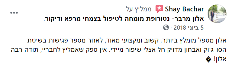 ביקורות אלון מרבר